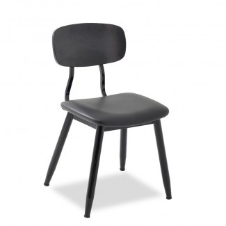 City 3  Metal Contemporary Modern Commercial Hospitality Restaurant Indoor  Custom Upholstered  Dining Side Chair
